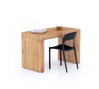 Tavolo da pranzo Evolution 120x60, Rovere Rustico con Due Gambe