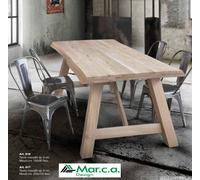 TAVOLO DA PRANZO FISSO RETTANGOLARE MASSELLO MODERNO DESIGN CUCINA