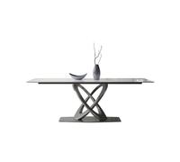 Tavolo da pranzo in ardesia, moderno, semplice, nordico, piccolo appartamento, luminoso, tavolo da pranzo, scrivania da ufficio, tavolo da soggiorno (S: 130 x 80 x 75 cm)