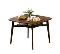 Tavolo da pranzo in legno massello, scrivania quadrata compatta per la casa, perfetta per scrivere, studiare e mangiare, versatile tavolo per computer (80 x 80 x 60 cm)