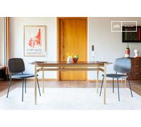 Tavolo da pranzo in legno scuro Aurora