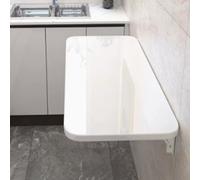 Tavolo da pranzo pieghevole da parete, salvaspazio, in legno massiccio, design a foglia per piccoli spazi, tavolo pieghevole creativo perfetto per spazi abitativi compatti