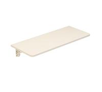 Tavolo da pranzo pieghevole da parete, salvaspazio, per ufficio, dormitorio o monitor del computer, bianco (90 x 30 cm), ideale per la casa