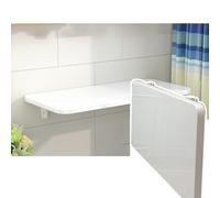 Tavolo da pranzo pieghevole da parete, tavolo pieghevole per lavanderia, con staffa, installazione di foratura/portante, grande, larghezza: 30/40 cm, lunghezza: 60-120 cm, 90 x 30 cm, nero