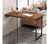 Tavolo da pranzo pieghevole e scrivania per computer, design galleggiante con gambe rinforzate, capacità 40 kg, salvaspazio per piccole aree