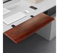 Tavolo da pranzo pieghevole ergonomico 30 x 120 cm con ripiano e ripiano per tastiera del computer, per uso domestico e ufficio