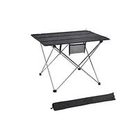Tavolo da pranzo pieghevole in alluminio in alluminio arrampicata da picnic tavoli pieghevoli da campeggio esterno da campeggio portatile per scrivania pieghevole letto computer (colore: 56x42x37cm