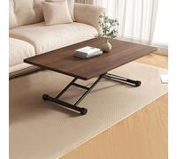 Tavolo da pranzo pieghevole multifunzionale regolabile in altezza, scrivania da cucina in legno leggero e mobile, tavolo pieghevole salvaspazio per soggiorno e camera da letto, A, 90 x 60 cm