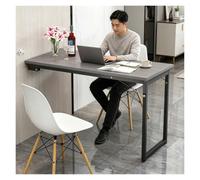 Tavolo da pranzo pieghevole salvaspazio da parete essere riposto facilmente | Banco da lavoro galleggiante trasformabile per piccoli spazi, appartamento, ufficio e cucina, in noce(Gray,47.2*23.6in)