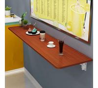 Tavolo da pranzo pieghevole salvaspazio da parete, stile invisibile, per cucina e scrivania, bianco B, design compatto per piccoli spazi, arredamento moderno per la casa