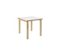Tavolo da Pranzo Quadrato Aalto 80C Bianco