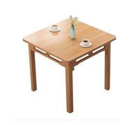 Tavolo da pranzo quadrato in legno massello, scrivania compatta per casa, studio e computer, ideale per piccoli spazi (60 x 60 x 52 cm)