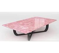 Tavolo da pranzo quadrato in quarzo rosa, 91 x 91 cm, per decorazione di ristoranti e ricevimenti, lastra da scrivania in quarzo epossidico di alta qualità, backsplash per studio di gioco con look di