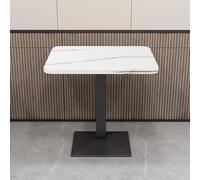 Tavolo da pranzo quadrato per ristorante, moderno in legno, per fast food e tè al latte, design salvaspazio per il tempo libero e il caffè