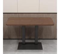 Tavolo da pranzo quadrato per ristorante, moderno in legno, per fast food e tè al latte, design salvaspazio per il tempo libero e il caffè