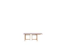 Tavolo da Pranzo Rettangolare 160x90 con 1 Prolunga Lilla Chiaro
