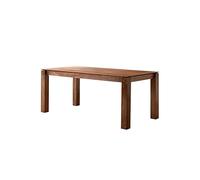 Tavolo da pranzo rettangolare color noce nero per ristorante e caffetteria, soggiorno, mobile da cucina, adatto anche come mobile da scrivania per il soggiorno (140 x 80 x 75 cm)