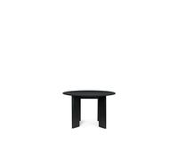 Tavolo da Pranzo Rotondo Bevel Ø117 Nero/ Faggio