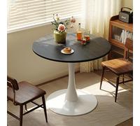 Tavolo da pranzo rotondo con base a tulipano, piccolo spazio con piedistallo, per casa, sala da pranzo, bar, mobili per il tempo libero con design moderno