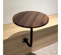 Tavolo da pranzo rotondo da parete, versatile tavolo da bar per bar, cucina, ufficio e piccola officina, scrivania salvaspazio (diametro design a tronchi)