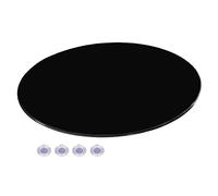 Tavolo da pranzo rotondo in vetro temperato tavolo centrale 40/50/60/70/80 cm, design moderno per sala da pranzo e tavolino da caffè, elegante e durevole, perfetto per la decorazione della casa