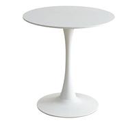 Tavolo da pranzo rotondo moderno della metà del secolo, elegante design con pannelli in roccia, perfetto per il tempo libero per negozi di tè al latte e salotti, elegante arredamento per la casa