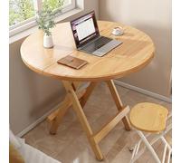 Tavolo da pranzo rotondo pieghevole con design a goccia per risparmiare spazio in piccole case e appartamenti