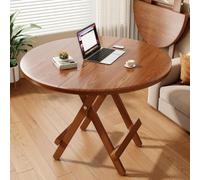 Tavolo da pranzo rotondo pieghevole con design a goccia per risparmiare spazio in piccole case e appartamenti
