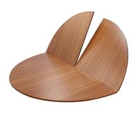 Tavolo da pranzo rotondo pieghevole in legno, design resistente pieghevole in un quarto per una facile conservazione, ideale per banchetti e feste, solo piano del tavolo, gambe non incluse