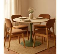 Tavolo da Pranzo STOCCOLMA VERDE, struttura elegante in metallo verde Piano in MDF dimensioni Ø 120x h 76 cm Verde verde