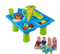Tavolo da Sabbia per Bambini- Sabbia e Giocattoli d'Acqua con educativi | Ideale per Le capacità di Divertimento e coordinamento del Giardino e degli Interni promuovono l'occupazione per Bam