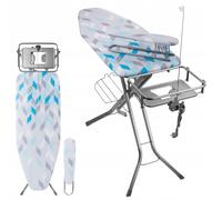 KADAX asse da stiro con presa elettrica, 130 x 48 cm asse da stiro a vapore blu