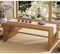 Tavolo da tè pieghevole in bambù giapponese, per meditazione e decorazione della casa, 70 cm, design elegante, portatile, leggero, ideale per spazi zen e interni minimalisti