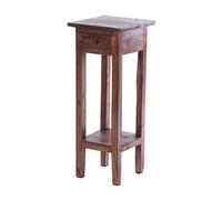 Tavolo da Telefono Vintage Napoleon 75 | 75x30x30cm (HxLxW), tavolino in Legno di Mogano in Stile coloniale, Sgabello a Fiori, tavolino in Legno