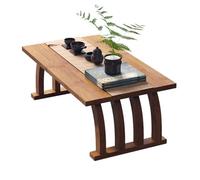 Tavolo da terra in bambù per meditazione e tè, tavolino piccolo e tavolino da altare per soggiorno e camera da letto, ideale per sedersi sul pavimento, stile tatami