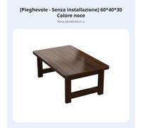 Tavolo da Terra Pieghevole Stloe orientale Tavolino Basso Salvaspazio per