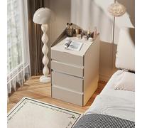 Tavolo da toeletta a LED con specchio, sgabello imbottito, tavolino salvaspazio con vani portaoggetti, ideale per piccole camere da letto, perfetto per ragazze e donne.