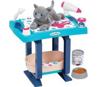 Tavolo da toeletta Ecoiffier con peluche gatto e 18 accessori