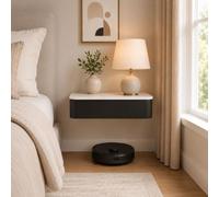 Tavolo Da Trucco A Parete, Toeletta Sospesa Con Cassetti Salvaspazio | Design Moderno Salvaspazio, Superficie Libera, Vano Contenitore Per Cosmetici E Piccoli Oggetti(Black/White,47.2")