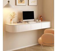 Tavolo da trucco galleggiante, mobile da trucco, scrivania angolare con cassetti, design salvaspazio per camera da letto (destra, 160 cm)