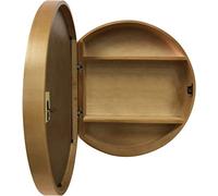 Tavolo da trucco rotondo con specchio in legno massello armadio per trucco per bagno nization e installazione di bellezza Mobili salvaspazio Design elegante