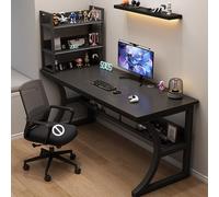 Tavolo Da Ufficio Robusto Con Libreria Scaffale Da Scrivania,Postazioni Di Lavoro Da Ufficio Studio,Scrivania Studio In Casa,per Gaming,camera Da Letto,studio,scrittura(100x50cm(39.4x19.7in))