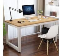 Tavolo da Ufficio Robusto Scrivania PC Moderna Multifunzionale Scrivania da Ufficio e Casa piano ampio e lineare Design Moderno for Computer,Ufficio,Studio and Soggiorno(D1,55L x 31.5" W(140x80cm))