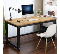 Tavolo da Ufficio Robusto Scrivania PC Moderna Multifunzionale Scrivania da Ufficio e Casa piano ampio e lineare Design Moderno for Computer,Ufficio,Studio and Soggiorno(D2,47.2"L x 27.5"W(120x70cm))