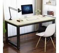Tavolo da Ufficio Robusto Scrivania PC Moderna Multifunzionale Scrivania da Ufficio e Casa piano ampio e lineare Design Moderno for Computer,Ufficio,Studio and Soggiorno(E2,47.2"L x 23.6"W(120x60cm))