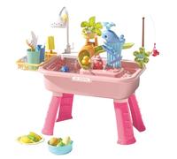 Tavolo d'acqua all'aperto - Giocattoli da spiaggia all'aperto - Gioco d'imitazione educativo Lavabo multifunzione con rubinetto elettrico per giardino pic-nic, casa di gioco, piscina, spiaggia