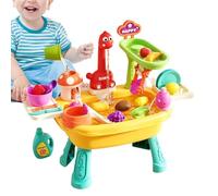 Tavolo d'Acqua per Bambini Con Rubinetto E Set Cibo Dinosauro