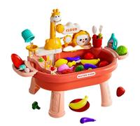 Tavolo d'Acqua per Bambini | Tavoli Sensoriali per Giochi con Acqua e Sabbia - Gioco di Cucina con attività di Pesca per Interni ed Esterni