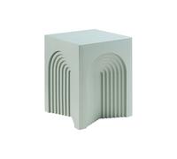 Tavolo d'appoggio - HELLOSHOP26 - Arche - MDF verde opaco - 45 x 35 x 35 cm - Polivalente