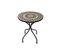 Tavolo Decoro Mosaico Morgana Ø Cm 60 X H.70